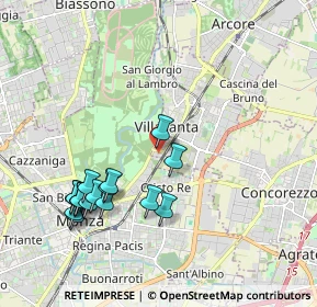 Mappa Via Flavio Gioia, 20852 Villasanta MB, Italia (2.08706)