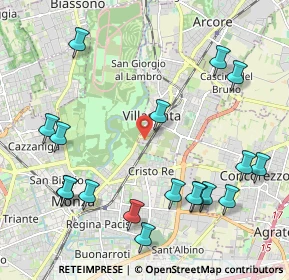 Mappa Via Flavio Gioia, 20852 Villasanta MB, Italia (2.51444)