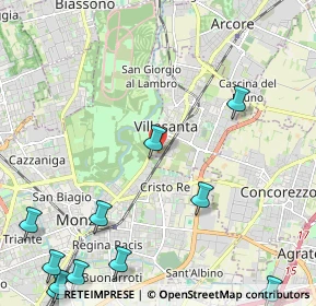 Mappa Via Flavio Gioia, 20852 Villasanta MB, Italia (3.26091)