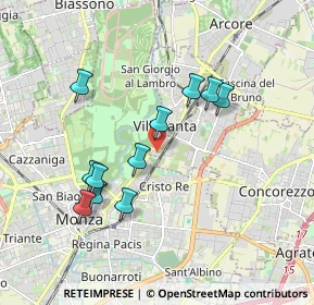 Mappa Via Flavio Gioia, 20852 Villasanta MB, Italia (1.71091)