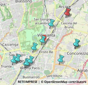 Mappa Via Flavio Gioia, 20852 Villasanta MB, Italia (2.40385)