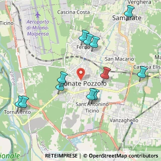 Mappa Via Lissenzio, 21015 Lonate Pozzolo VA, Italia (2.1775)