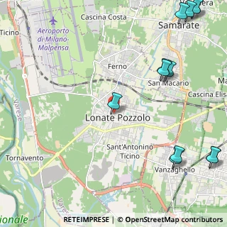 Mappa Via Lissenzio, 21015 Lonate Pozzolo VA, Italia (3.23917)