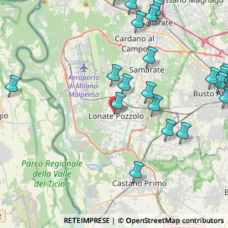Mappa Via Lissenzio, 21015 Lonate Pozzolo VA, Italia (5.6075)