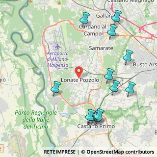 Mappa Via Lissenzio, 21015 Lonate Pozzolo VA, Italia (5.06167)