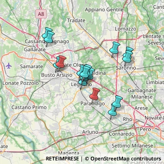 Mappa Via Antonio Barlocco, 20025 Legnano MI, Italia (5.54313)