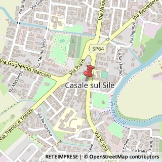 Mappa Piazza All'Arma dei Carabinieri, 4, 31032 Casale sul Sile, Treviso (Veneto)