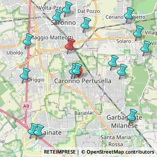 Mappa Via Roma, 21042 Caronno Pertusella VA, Italia (2.81125)