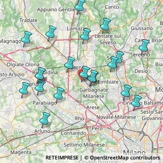 Mappa Via Roma, 21042 Caronno Pertusella VA, Italia (8.8275)