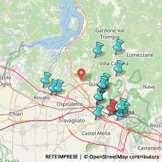 Mappa Via San Francesco, 25050 Rodengo-Saiano BS, Italia (7.73941)