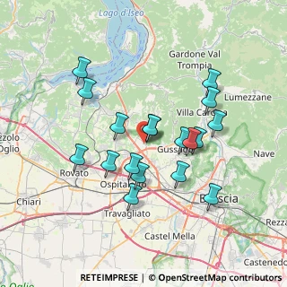 Mappa Via San Francesco, 25050 Rodengo-Saiano BS, Italia (6.50333)