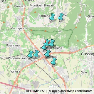 Mappa Via San Francesco D'Assisi, 25050 Rodengo-Saiano BS, Italia (1.26727)