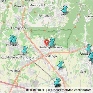 Mappa Via San Francesco D'Assisi, 25050 Rodengo-Saiano BS, Italia (3.1825)