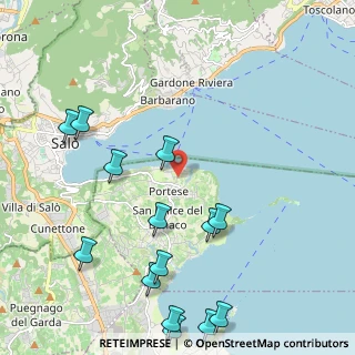 Mappa Via San Giovanni, 25010 San Felice del Benaco BS, Italia (2.67857)