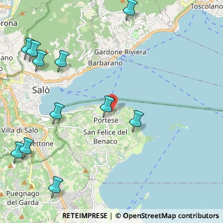 Mappa Via San Giovanni, 25010 San Felice del Benaco BS, Italia (2.98182)