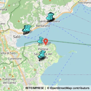 Mappa Via San Giovanni, 25010 San Felice del Benaco BS, Italia (1.969)