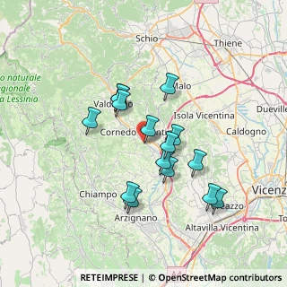 Mappa Via Don Sammartin Lungoagno, 36070 Brogliano VI, Italia (6.03933)