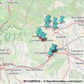 Mappa Via Don Sammartin Lungoagno, 36070 Brogliano VI, Italia (11.02333)
