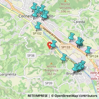 Mappa Via Don Sammartin Lungoagno, 36070 Brogliano VI, Italia (1.3025)