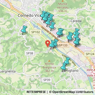 Mappa Via Don Sammartin Lungoagno, 36070 Brogliano VI, Italia (0.9965)