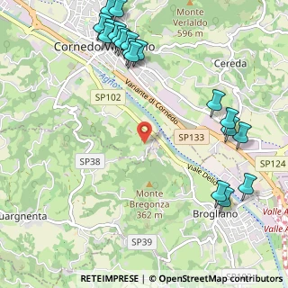 Mappa Via Don Sammartin Lungoagno, 36070 Brogliano VI, Italia (1.44)