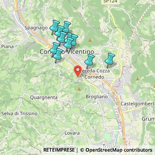 Mappa Via Don Sammartin Lungoagno, 36070 Brogliano VI, Italia (1.80182)