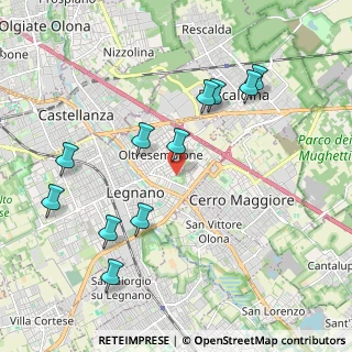 Mappa Via Galileo Ferraris, 20025 Legnano MI, Italia (2.12727)