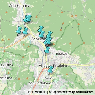 Mappa Via Carrobbio, 25062 Concesio BS, Italia (1.35231)