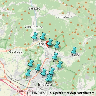 Mappa Via Carrobbio, 25062 Concesio BS, Italia (4.12929)