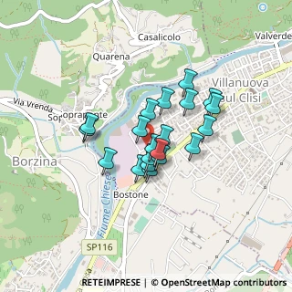 Mappa Via Cavour, 25089 Villanuova Sul Clisi BS, Italia (0.2955)