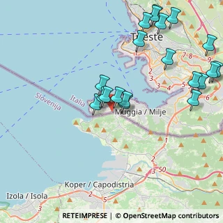 Mappa Località Chiampore, 34015 Muggia TS, Italia (4.742)