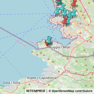 Mappa Località Chiampore, 34015 Muggia TS, Italia (5.66077)