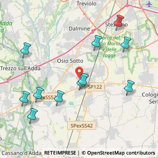 Mappa Via delle Orcmidee, 24040 Verdellino BG, Italia (4.83273)