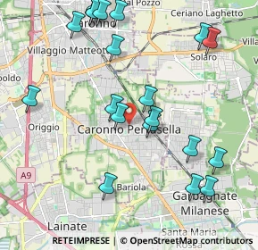 Mappa Via Bernardino Luini, 21042 Caronno Pertusella VA, Italia (2.3215)