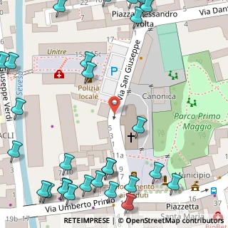 Mappa Via San Giuseppe, 20814 Varedo MB, Italia (0.09286)