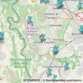 Mappa Via Bassano del Grappa, 21015 Lonate Pozzolo VA, Italia (7.13053)