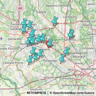 Mappa Viale Luigi Cadorna, 20025 Legnano MI, Italia (6.95789)