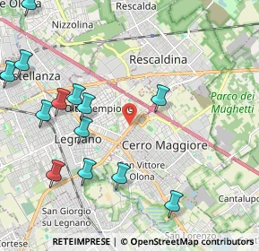 Mappa Viale Luigi Cadorna, 20025 Legnano MI, Italia (2.52692)