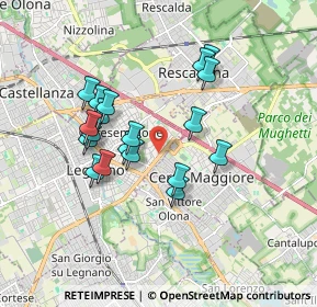 Mappa Viale Luigi Cadorna, 20025 Legnano MI, Italia (1.53526)