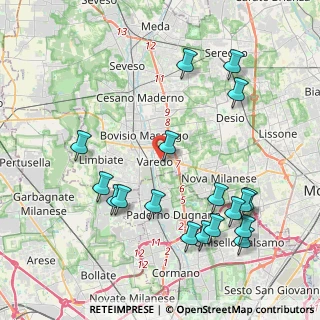 Mappa Via Vittorio Emanuele II, 20814 Varedo MB, Italia (4.63)