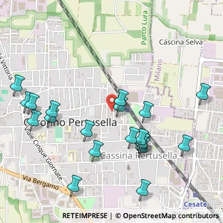 Mappa Via Tevere, 21042 Caronno Pertusella VA, Italia (0.591)