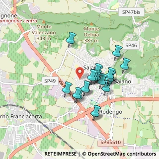 Mappa Via Donatori di Sangue, 25050 Rodengo-Saiano BS, Italia (0.7015)