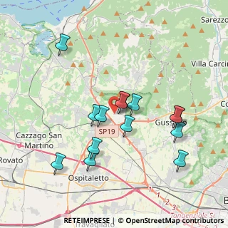 Mappa Via Donatori di Sangue, 25050 Rodengo-Saiano BS, Italia (3.51571)