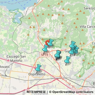 Mappa Via Donatori di Sangue, 25050 Rodengo-Saiano BS, Italia (3.45818)