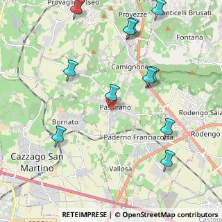 Mappa Via Gianni Rodari, 25050 Passirano BS, Italia (2.43727)