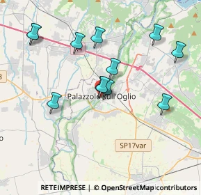 Mappa Piazza Zamara, 25036 Palazzolo sull'Oglio BS, Italia (3.66417)