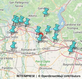Mappa Via Camillo Benso Conte di Cavour, 25036 Palazzolo sull'Oglio BS, Italia (16.26)
