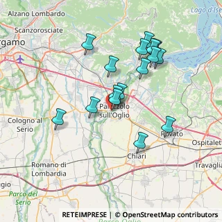 Mappa Via Britannici, 25036 Palazzolo sull'Oglio BS, Italia (7.01176)