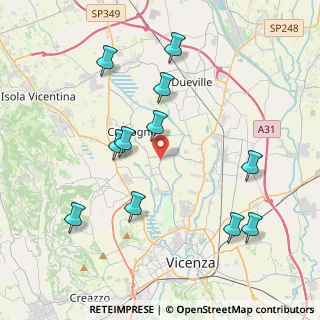 Mappa Via delle Viole, 36030 Caldogno VI, Italia (4.20909)