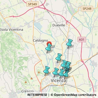 Mappa Via delle Viole, 36030 Caldogno VI, Italia (4.31909)